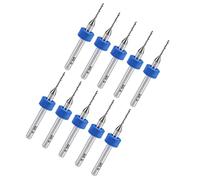 PATIKIL 0.9mm Dia 1/8" Gambo PCB Punte per Trapano 10pz Tungsteno Carburo Micro Trapano Punte Rotante Strumento per CNC Incisione Stampa Circuito Scheda