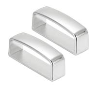 PATIKIL 1 1/2 Pollice 40mm Anelli Passanti per Cintura, 2pz Fermagli Anello Cinturino in Lega Fibbia da Uomo per Fissaggio Cintura Artigianale Fai Da Te, Tonalità Argento