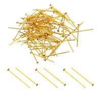 PATIKIL 1.18x0.12 Ganci per Lampadari Cristalli, Accessori per Lampade in Cristallo 500Pz Clip per Cristalli per Fissare Parti di Cristallo, Sostituzioni per Lampadari, Oro