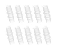 PATIKIL 1/2" x 1/2" Connettore Tubo Acquario, 10 Pz Connettori per Tubo dell'Aria Acquario Diritto Giunto Plastica Adattatore Accessori Acquario per Acquario Carburante Gas Liquido Aria