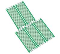 PATIKIL 1.2" X 2.8" Scheda PCB Circuito, 5 Pz Schede Prototipo Monofaccia Per Saldatura Fai Da Te E Progetti Elettronici, Scheda Elettronica Saldabile, Verde