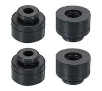 PATIKIL 1.4" x 1.1" Compressore Gommaft, 4pz Piede Supporto Anti Vibrazione Imbottitura Sostituzione per Aria Condizionatore Frigorifero, Nero