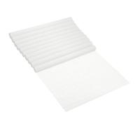 PATIKIL 1,5M Rotolo Carta Crespa, 20 Rotoli 50cm Larghezza Foglio Carta Morbida Streamer per Realizzare Fiori Artigianali Confezioni Regalo Feste Compleanno Matrimoni Decorazioni, Bianco