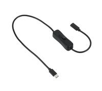 PATIKIL 1.64ft Cavo Estensione USB Con Interruttore On Off, Adattatore Tipo C Maschio Femmina Supporto Dati Alimentazione Cavo 4 Nuclei Per LED Strip Lampada Scrivano Ventilatore