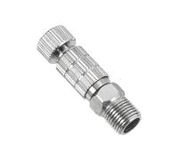 PATIKIL 1/8 Adattatori per Connettori Aerografo, 1pz Connettore Rapido per Aerografo, Sgancio Rapido Tubo per Aerografo, Argento