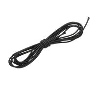 PATIKIL 1/8" x 10' Cordino Elastico, Corda Elastica Pesante in Poliestere per Barche Corda di Ancoraggio per Kayak Campeggio, Nero