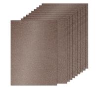 PATIKIL 10 Fogli Cartone Glitterato Marrone, A4 250gsm Rettangolo Carta Premium Cartoncino Colorato per Progetti Artistici Scrapbook Carte Realizzare Biglietti Auguri Feste Matrimonio