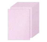 PATIKIL 10 Fogli Cartone Glitterato Rosa Chiaro, A4 250gsm Rettangolo Carta Premium Cartoncino Colorato per Progetti Artistici di Cartoncino per Scrapbook Fai da Te Matrimonio Festa