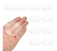 PATIKIL 10 Pezzi Lente Biconvessa, 60mm Diametro 180mm Lunghezza Focale Lenti Ottiche Sferiche Ingranditore Fermacarte Acrilico Doppia Convessa Per DIY Ufficio Casa