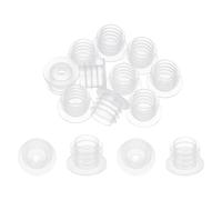 PATIKIL 10 Pz Adattatore Per Bottiglia 11.5mm Tappo Trasparente | Con Foro Da 3 Mm, Adattatori A Pressione Per Bottiglie, Per Dispenser Orali Liquidi Olio, Bottiglie Di Plastica E Vetro