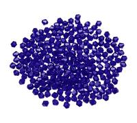PATIKIL 100 pcs Perline Vetro Bicono Sfaccettato 8 mm, Viola scuro, Perline per Braccialetti, Cristalli per Bigiotteria, gioielli fai da te, Collane, Orecchini