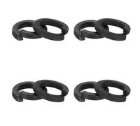 PATIKIL 100 Pcs Rondella Di Bloccaggio A Molla, Rondella Di Bloccaggio A Molla M8 In Acciaio Inossidabile 304 Kit Assortimento Per Viti Bulloni, Nero