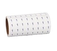 PATIKIL 1000Pcs Adesivi Numerici Da 0.4", Mini Adesivi Numero 1 Etichette Numeriche Piccole Etichette Rotondo In Vinile Autoadesive Decorazioni Circolari 1 Rotolo Per Fotografici, Nero