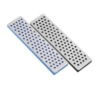 PATIKIL 100mm Extra Grossa Sci Snowboard Pietra Diamantata 2pz Sci Lama Affilatrice Lama Lime Snowboard Pietra per Affilare Multicolore