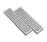 PATIKIL 100mm Extra-Grossola Sci Snowboard Pietra Diamantata 2pz Sci Lama Affilatrice Diamante Lama Lime Snowboard Pietra per Affilare Nero