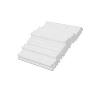 PATIKIL 100mm x 7mm Mini Adesivo a Caldo Fondi Colla Stecche, 42pz Alta Temperatura per Caldo Sciolto Colla Pistola, Latteo bianco