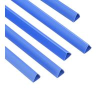 PATIKIL 100pz Barre Rilegatura, 10mm Dorsi Plastici Rilegatura 70 Fogli Capacità Raccoglitore Rapporto Formato A4 Raccoglitore Presentazione Triangolare per Copertina Rapporto, Blu