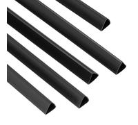 PATIKIL 100pz Barre Rilegatura, 10mm Dorsi Plastici Rilegatura 70 Fogli Capacità Raccoglitore Rapporto Formato A4 Raccoglitore Presentazione Triangolare per Copertina Rapporto, Nero