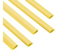 PATIKIL 100pz Barre Rilegatura, 8mm Dorsi Plastici Rilegatura Capacità 50 Fogli Formato A4 Raccoglitore per Relazioni a Forma Goccia per Copertina Relazione Curriculum, Giallo