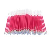 PATIKIL 100Pz Ricariche Penne Cancellabili 1mm Ricarica Penna Cancellabile Gel Termocancellabili Per Inchiostro Marcatura Tessuti per Cucito Quilting Scrittura, Inchiostro Rosso Rosato