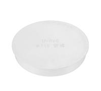 PATIKIL 103mm OD Tubo Foro Tappi, 1pz Rotondo Recinzione Post Tubo Inserto Coperchio Tubo Estremità Tappo per Tubatura Protezione, Bianco
