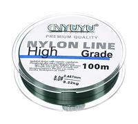 PATIKIL 109Iarde/328FT Nylon Filo Pesca Lenza, 20Lb Monofilamento Corda Filo Fluorocarbonio Rivestito per Fai da Te Artigianato Appendere Decorazione, Scuro Verde