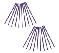 PATIKIL 10mm Barre di Rilegatura, 20 Pezzi Barre di Rilegatura in Plastica con Scorrimento Capacità 70 Fogli per Copertine Rapporti Ufficio Studio, Viola