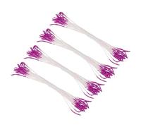 PATIKIL 10mm Doppie Teste Stame di Fiore 100pz Stame di Fiori Artificiali Pistillo Stame Floreale Perlato Opaco per Decorazioni Natalizie Fai da Te Carte Auguri Matrimonio Viola Scuro