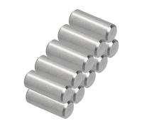 PATIKIL 10pz Assortimento Tasselli in 304 Acciaio Inox 10 x 25mm, Spina Centraggio Perni Metallo Cilindrica Perno Picchetti per Mensole Elementi per Posizione Componenti Fissaggio Mobili