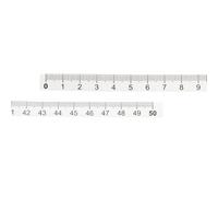 PATIKIL 10pz Righello Adesivo 50cm Nastro Rinforzato Trasparente