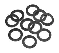 PATIKIL 10pz Rondelle Piatte in Gomma M20, Rondella Piatta 20mm ID x 30mm OD x 3mm Spessore Anello Tenuta Separatore Guarnizione per Tubo Rubinetto Tubo Acqua Bullone Fissaggio, Nero