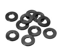 PATIKIL 10pz Rondelle Piatte in Gomma M6, Rondella Piatta 6mm ID x 16mm OD x 1,5mm Spessore Anello Tenuta Separatore Guarnizione per Tubo Rubinetto Tubo Acqua Bullone Fissaggio, Nero
