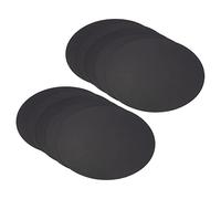PATIKIL 11.8" Rotondo Cartone Carta, 50pz Bianco Disco Cerchi Fette per Festa Decorazioni Fai da Te Artigianato Arti Disegno Pittura Scrittura, Nero