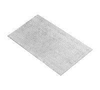 PATIKIL 11.8" x 6" 304 Lamiera Acciaio Inossidabile Perforata, 0.12" Foro 19GA Esteso Metallo Rete Lastra Schermo Decorativo Reti per Ventilazione Griglia Fumo