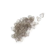PATIKIL 11mmx5.5mmx11mm Metallo Cono Conico Compressione Molla, 60pz Torre Pressione Molla per Industriale, Tono argento