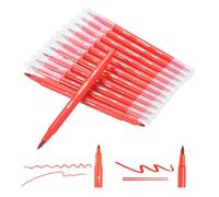 PATIKIL 12 Penne Pennarelli Doppia Punta Confezione Da 12 Pezzi Colore Arancione Rosso Fluorescente Set Per Colorare Scrivere Calligrafia Disegnare Schizzi Libri Da Colorare Per