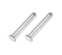 PATIKIL 12 x 80mm Spille a Foro Singolo, 2 Pz Acciaio Inossidabile 304 con Testa Piatta per Serratura a Spina per Sistemi Cardini, Argento