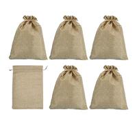 PATIKIL 12"x8" Moneta Denaro Sacchi Borsa, 6pz Banca Deposito Cambi Transito Borse Contanti Borsa con Laccetto Valuta Borse Regalo Borsa Stile 3, Beige