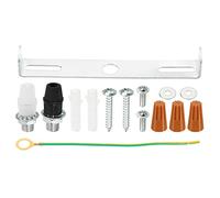 PATIKIL 120mm Soffitto Luce Piastra Kit, 1 Set Luce Traversa Lampadario Luce Fissaggio Montaggio Staffa per Casa Ufficio