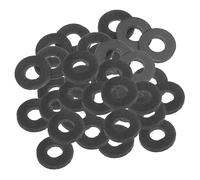 PATIKIL 120pz Rondelle Piatte in Gomma M5, Rondella Piatta 5mm ID x 13mm OD x 1,5mm Spessore Anello Tenuta Separatore Guarnizione per Tubo Rubinetto Tubo Acqua Bullone Fissaggio, Nero