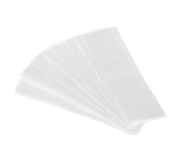 PATIKIL 125x28mm Fascette Termorestringenti Perforate in PVC, 250pz Pellicola termoretraibile per Bottiglie Barattoli Lattine Scatole Adatte per Diametro Tappo 2,72 a 2,99", Trasparenti