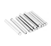 PATIKIL 12x100mm Acciaio Inox Distanziale Viti, 12pz Parete Montaggio Pubblicità Chiodi per Vetro Acrilico, Tono Argento