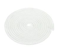 PATIKIL 13.12ftx1/4" Fibra Vetro Corda, Rotonda Intrecciata Corda Alta Temperatura Stufa Guarnizione Sigillo per Caldaia forni forni forni Fusione, Bianco