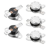 PATIKIL 130°C/266°F 10A Normalmente Chiuso NC KSD301 Termostato, 5pz Regola Scatto Disco Temperatura Interruttore per Microonde,Forno,Caffè Macchina per Caffè