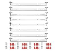 PATIKIL 155mm (6,1") Kit Staffa Montaggio Universale per Lampada, 8 Set Piastra per Plafoniera con Barra Trasversale con Vite Lampadario a Sospensione per Lampada Soffitto