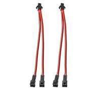 PATIKIL 15CM 1 a 2 Cavo Divisore ARGB, 2pz PWM Ventole Cavo Alimentazione Prolunga RGB con SM 2 Pin Spina Connettore per Scheda Madre Telaio Computer