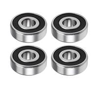 PATIKIL 15mm x 42mm x 13mm Profondo Scanalatura Sfere Cuscinetti, 4 Pezzi Alto Carbonio Acciaio Cuscinetto a Sfera a Gola Profonda per Potenza Trasmissione, 6302-2RS