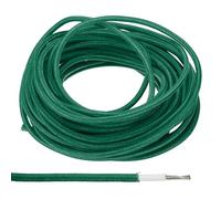 PATIKIL 16,4 Piedi 18AWG Cavo Elettronico, -30 a 200 Gradi Celsius Cavo Elettrico Flessibile in Silicone Isolato Resistente Alte Temperature per Lampada Caldaia Riscaldatore, Verde
