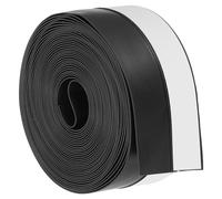 PATIKIL 16.4Ft Guarnizione Porta Silicone Autoadesiva, 35mm/1-3/8"W Nastro Sigillante Porte Impermeabile Antipolvere Silicone Fessure Doccia Sigillanti Inferiori Porte, Nero