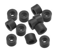 PATIKIL 16pz Rondelle Piatte in Gomma M8, Rondella Piatta 8mm ID x 16mm OD x 10mm Spessore Anello Tenuta Separatore Guarnizione per Tubo Rubinetto Tubo Acqua Bullone Fissaggio, Nero